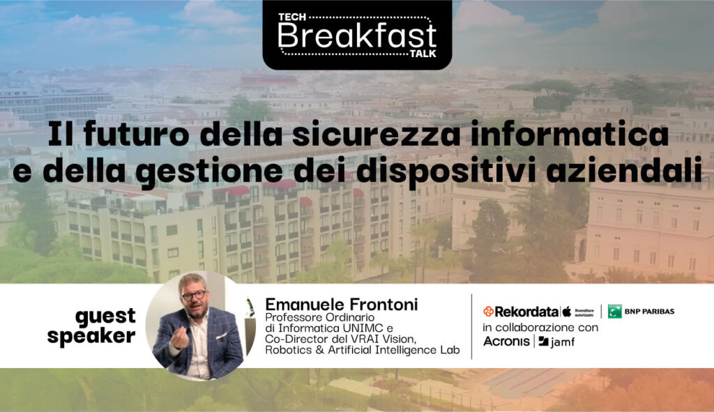 Rekordata e BNP ti invitano a un evento imperdibile sulla sicurezza informatica e la gestione avanzata dei dispositivi Apple in azienda.