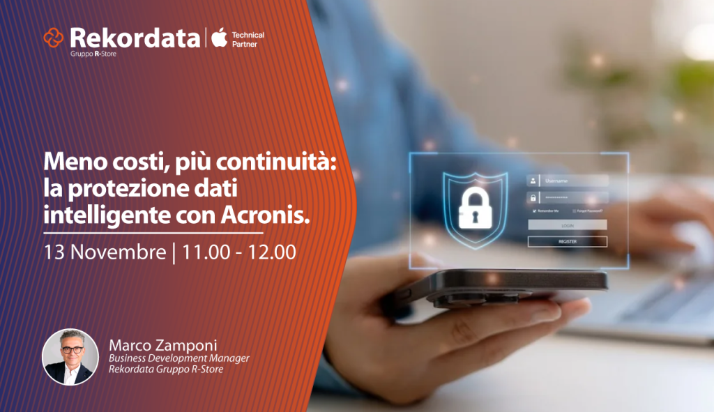 Chi ha detto che la sicurezza costa? Con Acronis puoi avere protezione, backup e ripristino istantaneo in un’unica soluzione integrata che semplifica la gestione e ottimizza i costi.