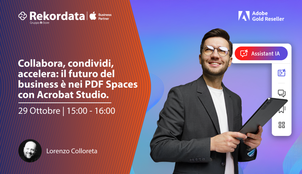 La gestione e la condivisione dei documenti PDF entrano in una nuova dimensione con Acrobat Studio, la piattaforma che rinnova radicalmente l’esperienza di lavoro su file PDF.
